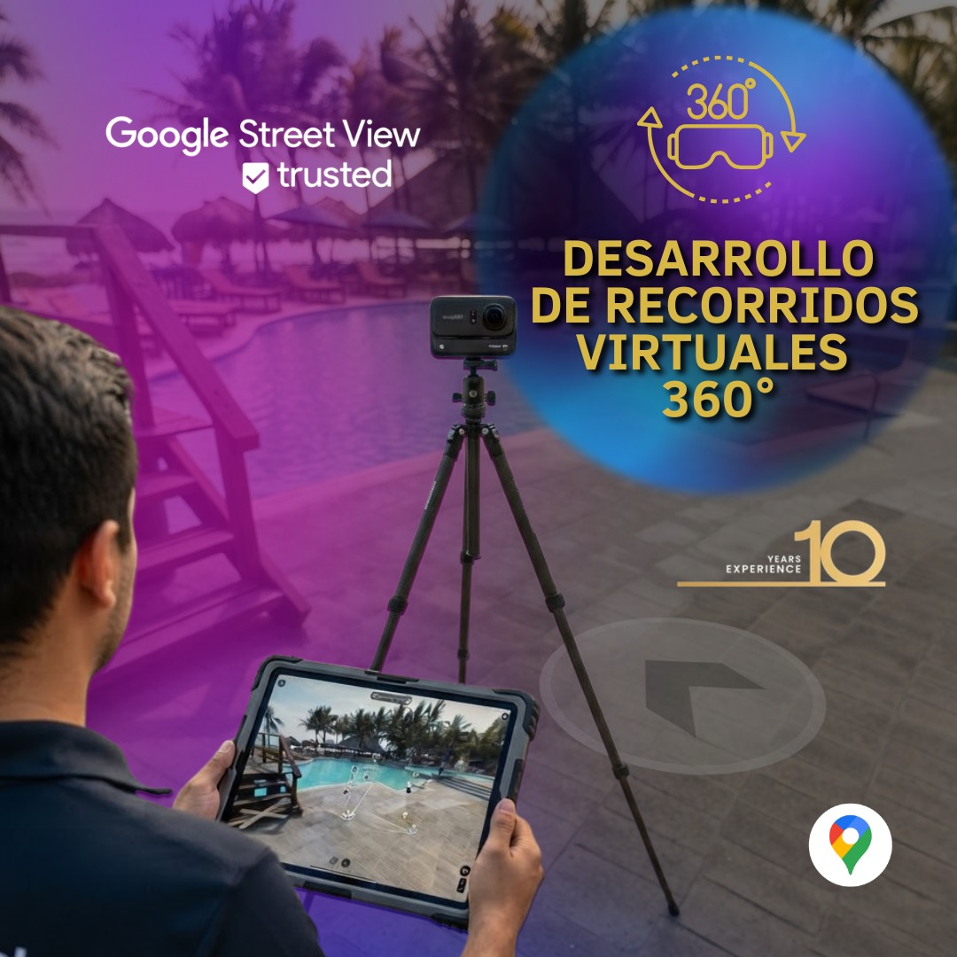 Desarrollo de Recorridos Virtuales con Fotografia 360° Google Street View